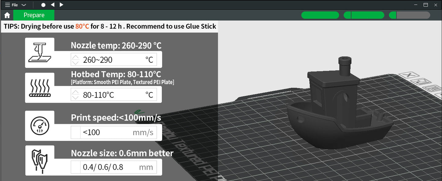 TINMORRY PAHT-CF Filament 1.75mm 1Kg