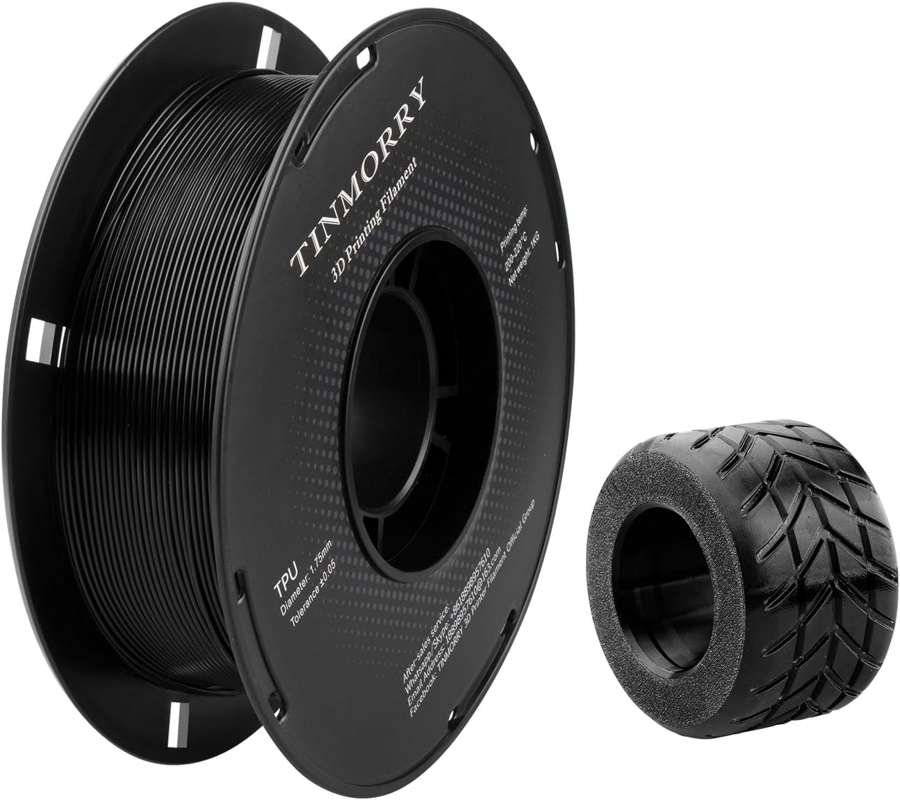 TINMORRY TPU 95A Filament 1.75mm 1Kg
