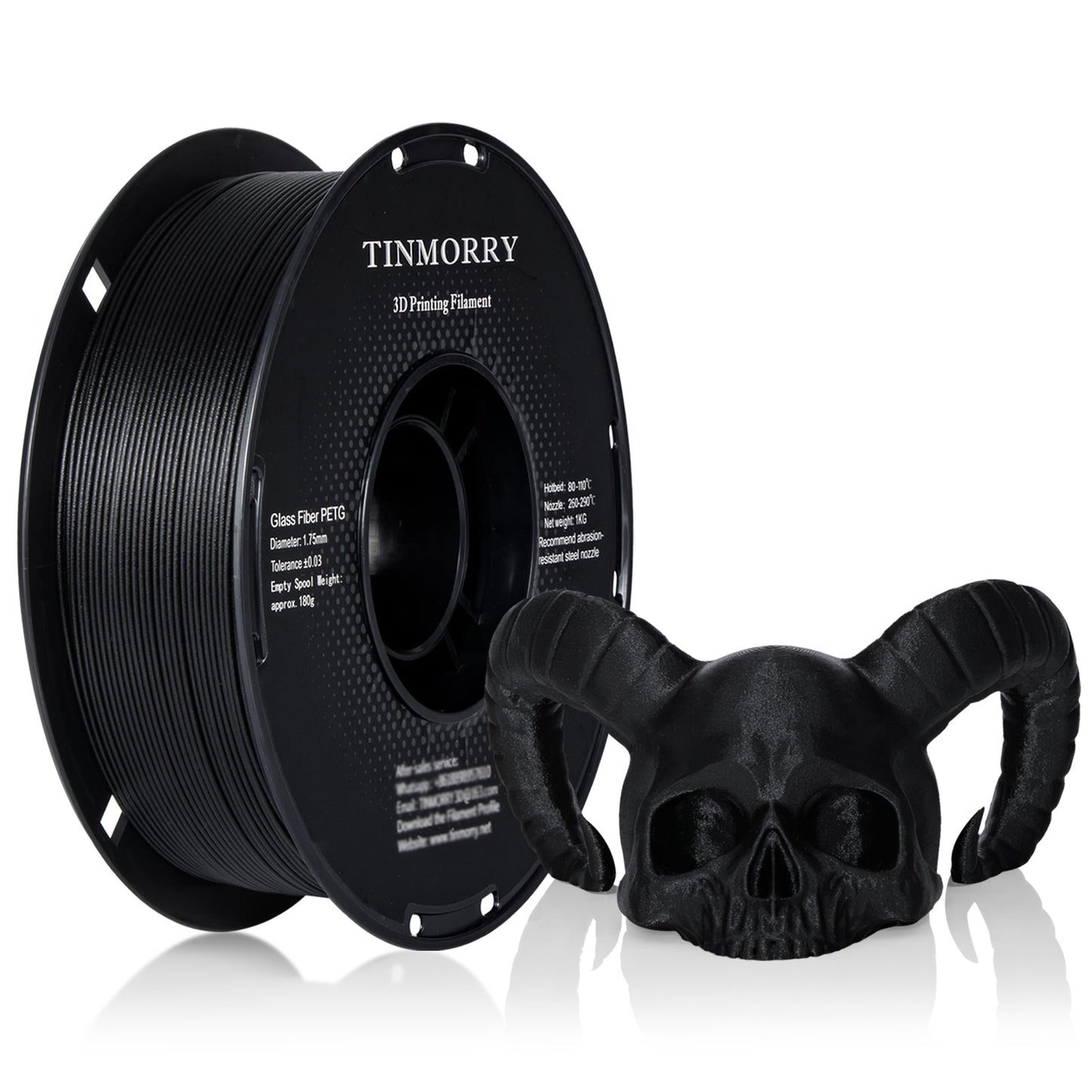 TINMORRY PETG-GF Filament 1.75mm 1Kg