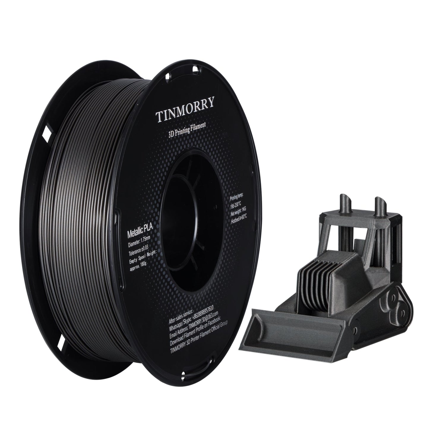 TINMORRY PLA Metallic Filament 1.75mm 1Kg