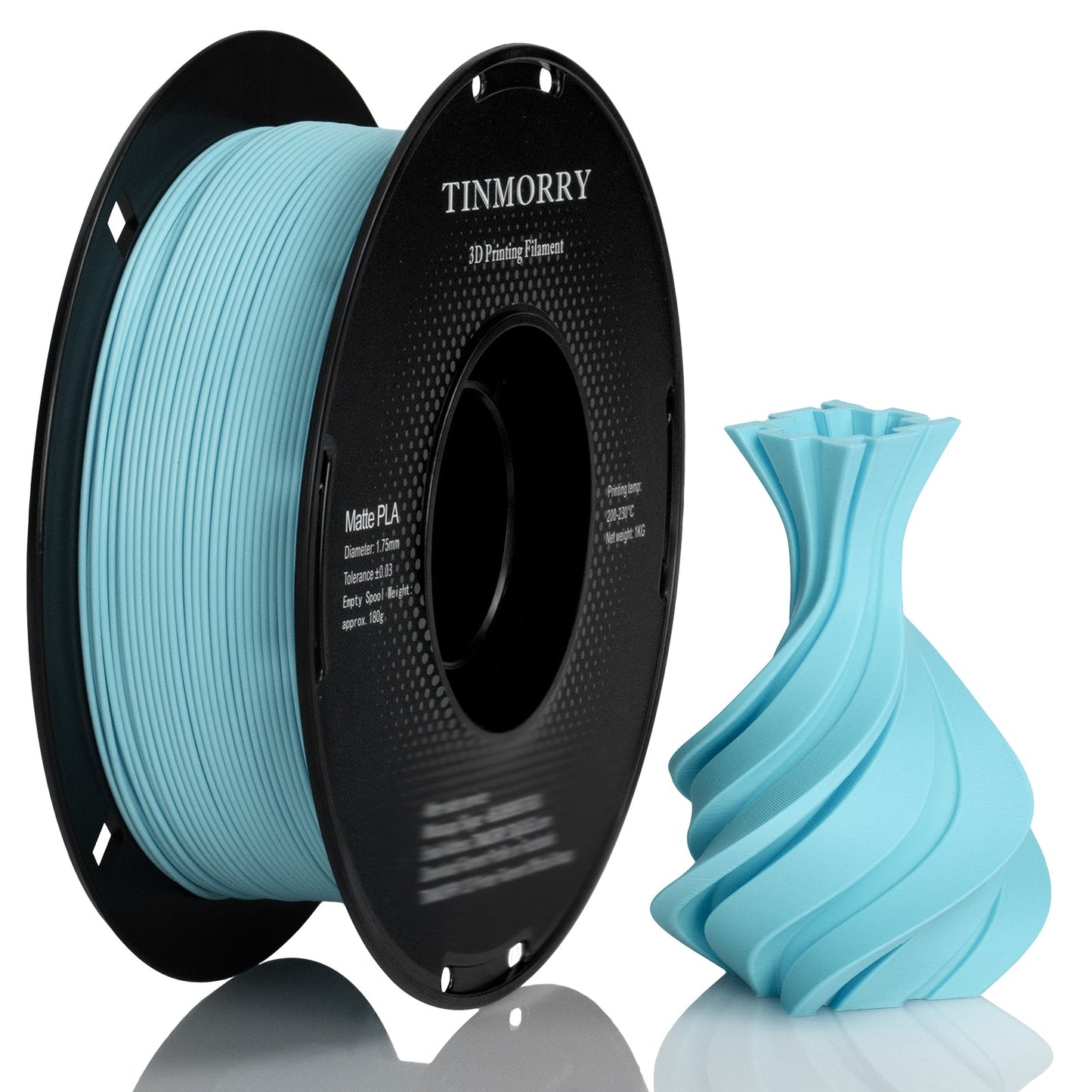 TINMORRY PLA Matte Filament 1.75mm 1Kg