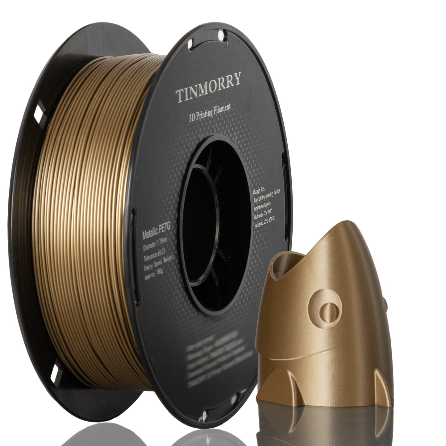 TINMORRY PETG Metallic Filament 1.75mm 1Kg