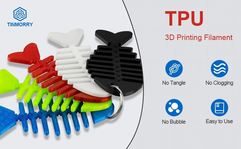 TINMORRY TPU 95A Filament 1.75mm 1Kg