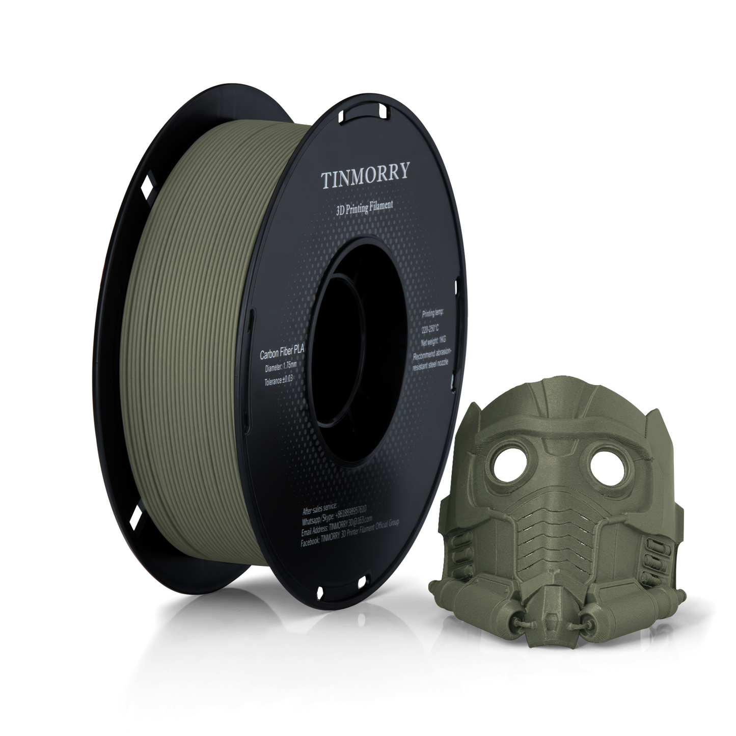 Filament PLA-CF TINMORRY 1,75 mm 1 kg