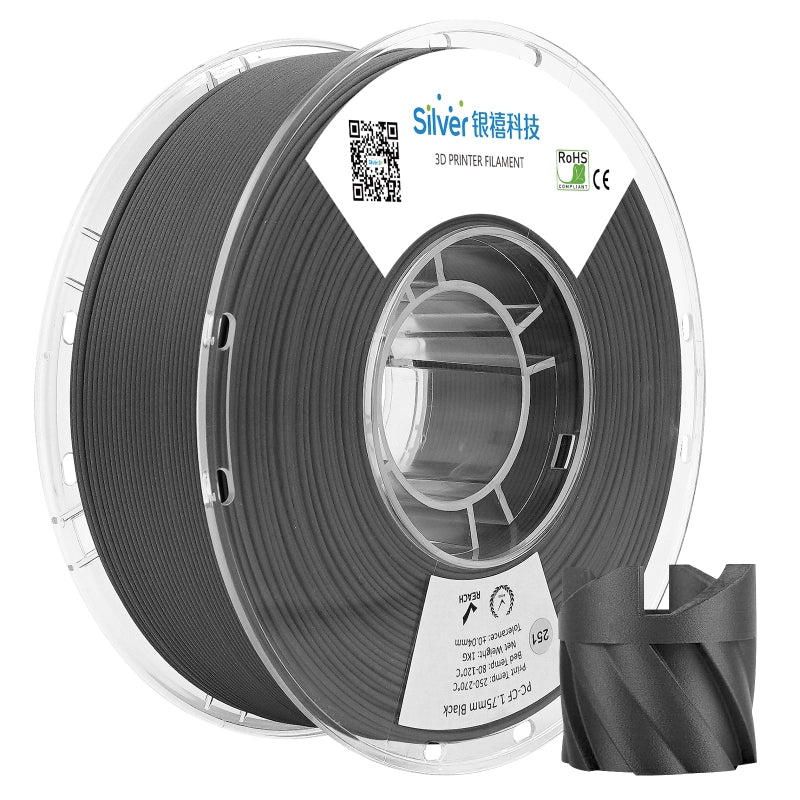 Silver3D PC-CF Filament 1.75mm 1kg