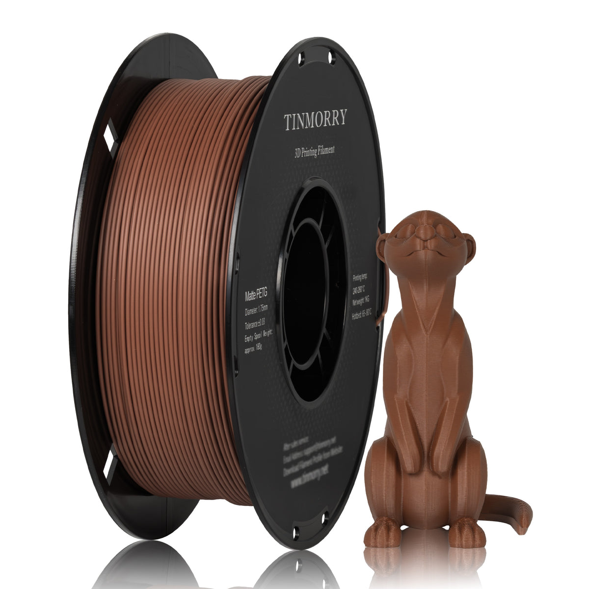 TINMORRY PETG Matte Filament 1.75mm 1Kg
