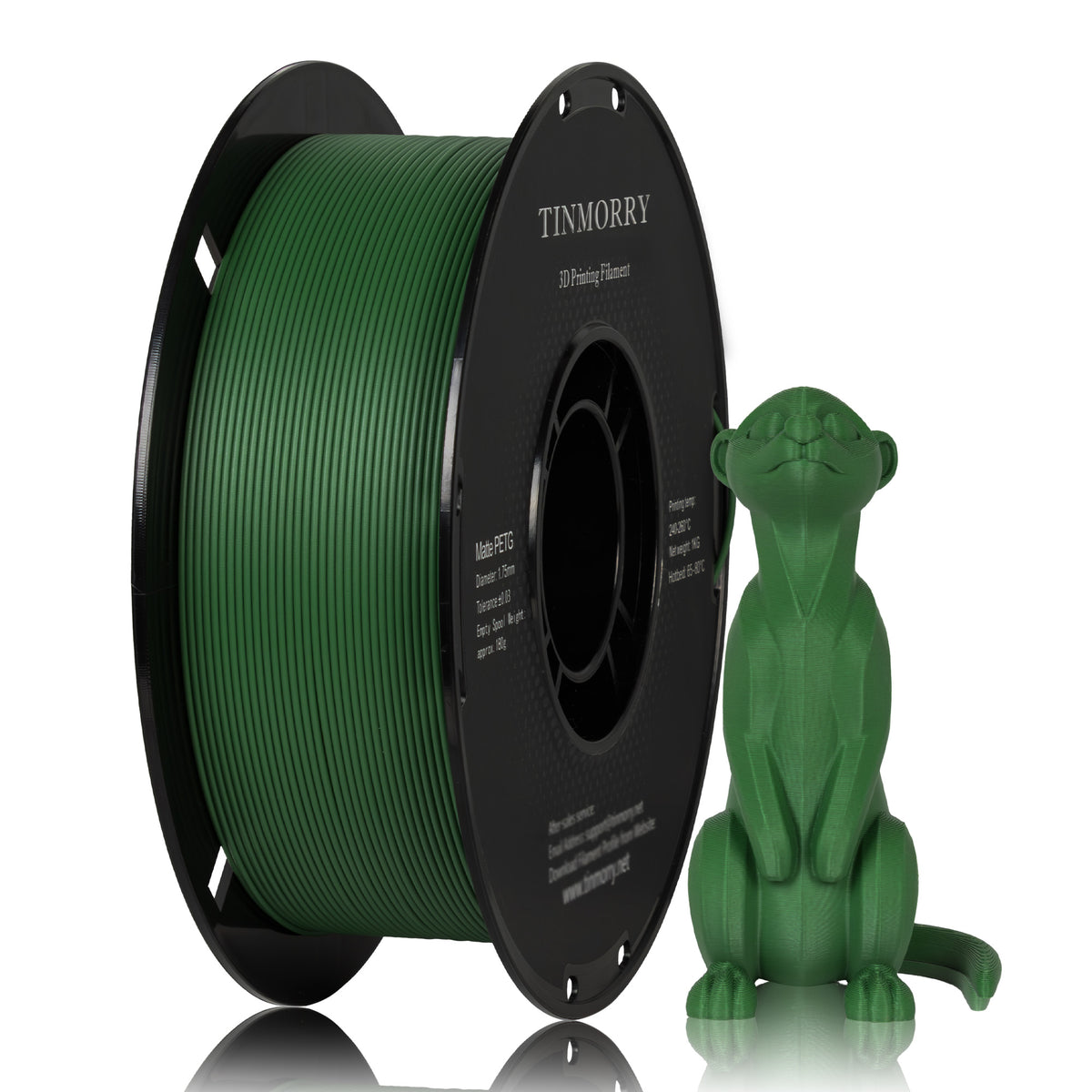 TINMORRY PETG Matte Filament 1.75mm 1Kg