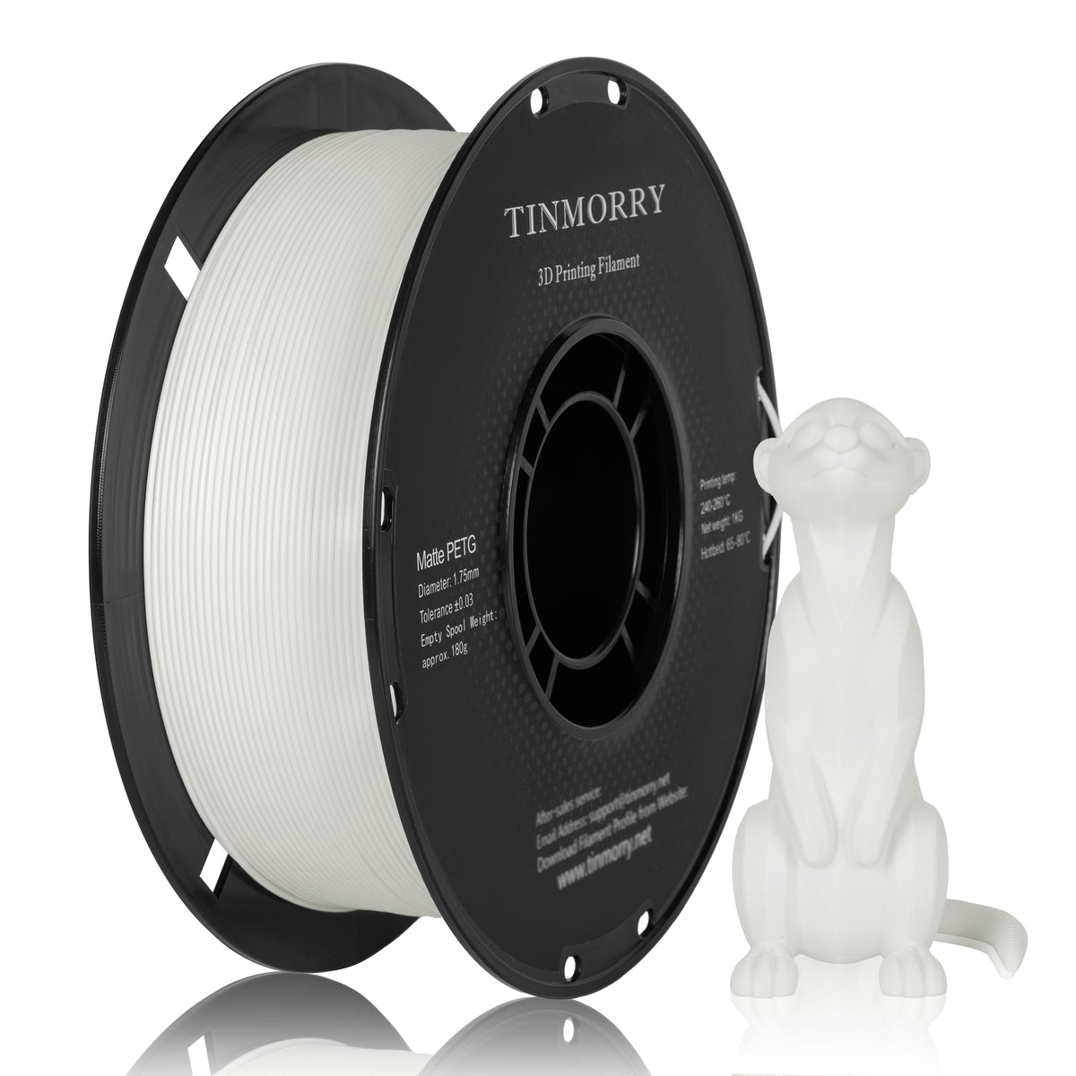 TINMORRY PETG Matte Filament 1.75mm 1Kg