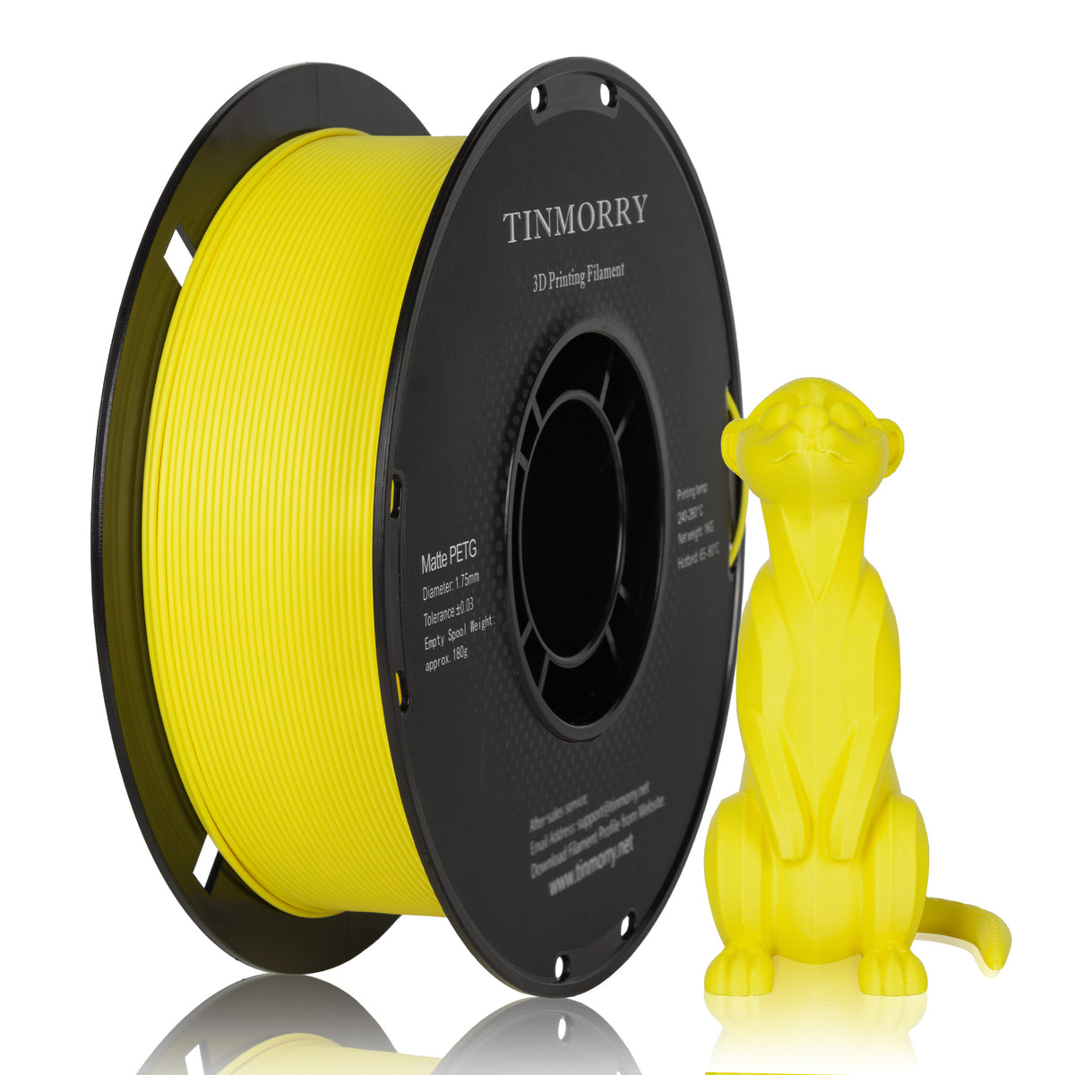TINMORRY PETG Matte Filament 1.75mm 1Kg