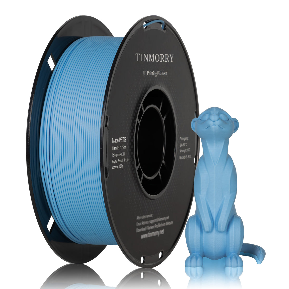 TINMORRY PETG Matte Filament 1.75mm 1Kg