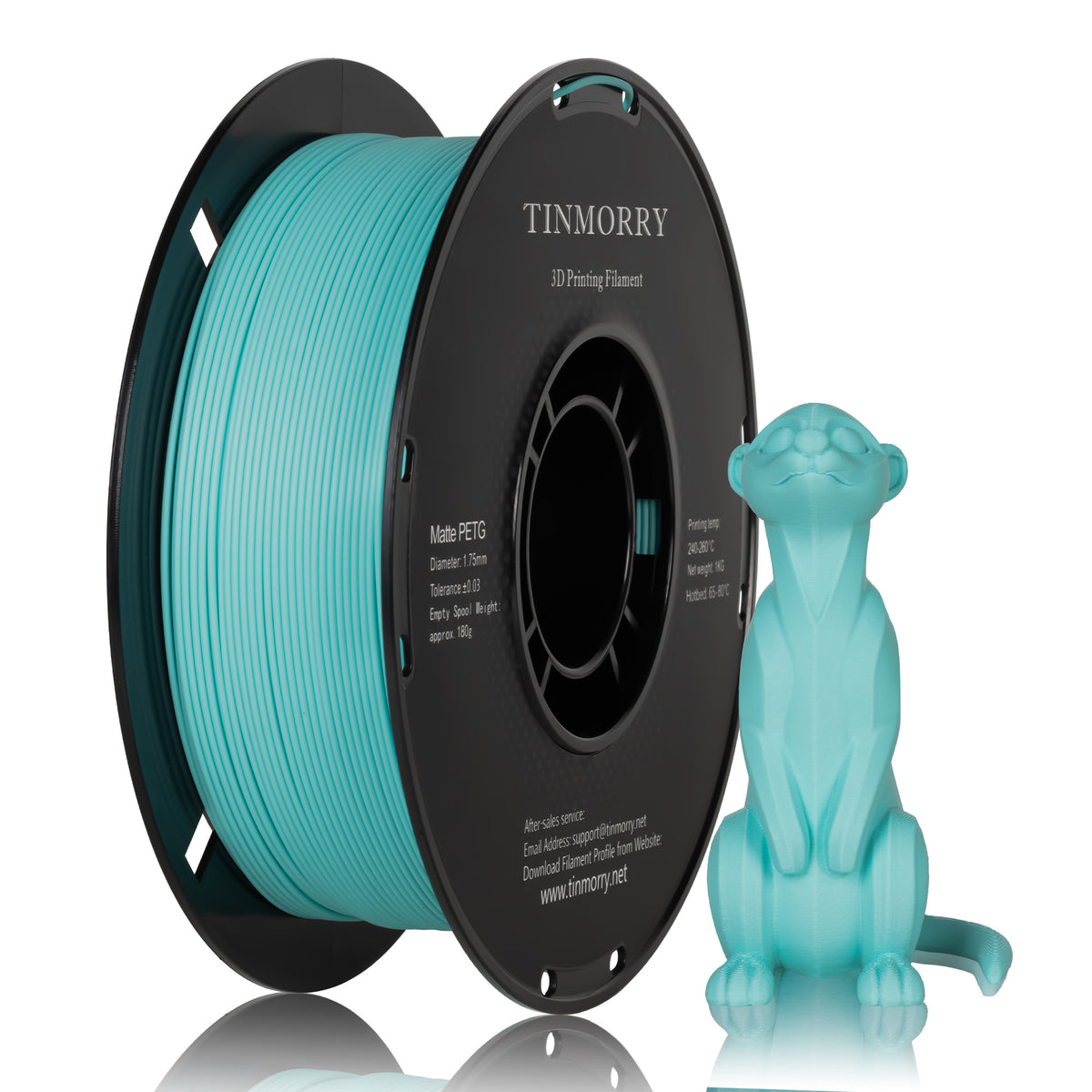 TINMORRY PETG Matte Filament 1.75mm 1Kg