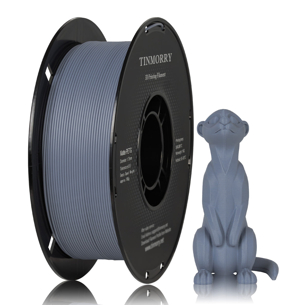 TINMORRY PETG Matte Filament 1.75mm 1Kg