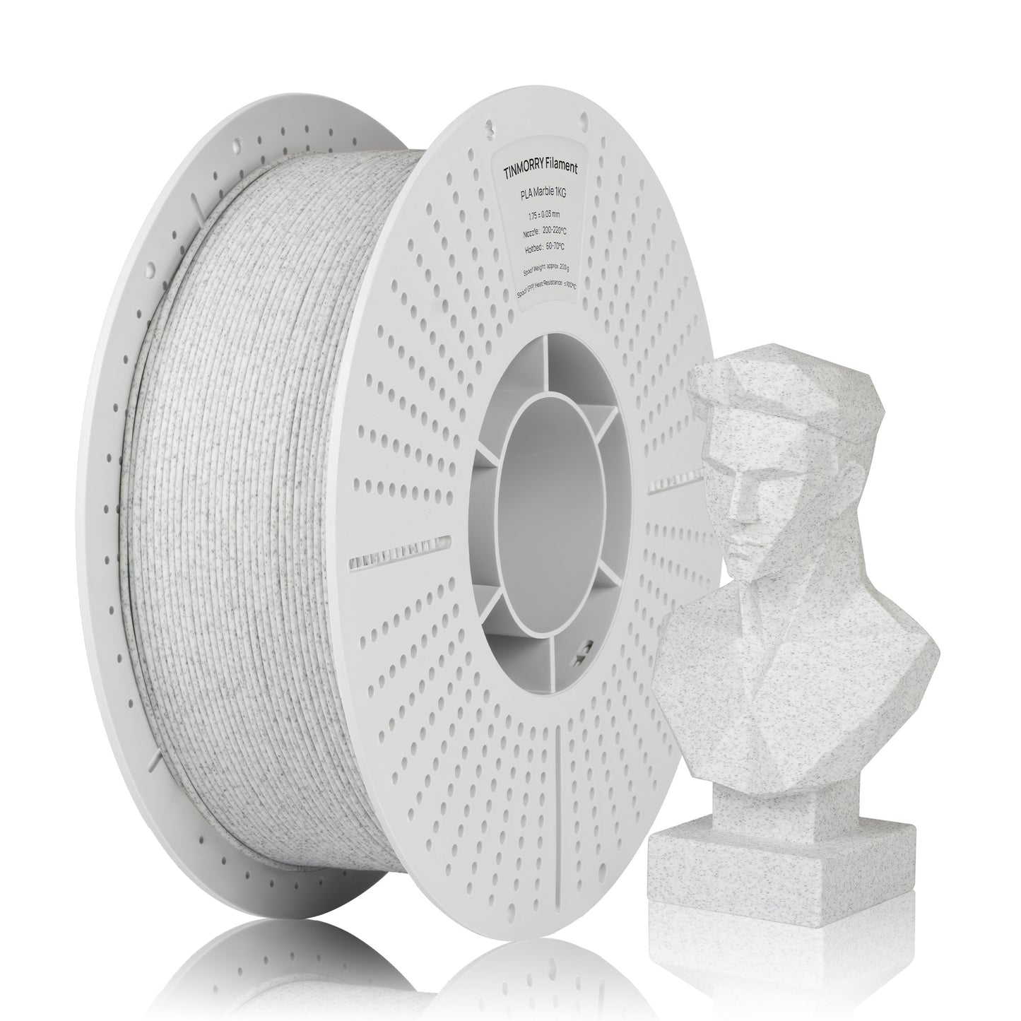 Filament PETG marbré TINMORRY 1,75 mm 1 kg