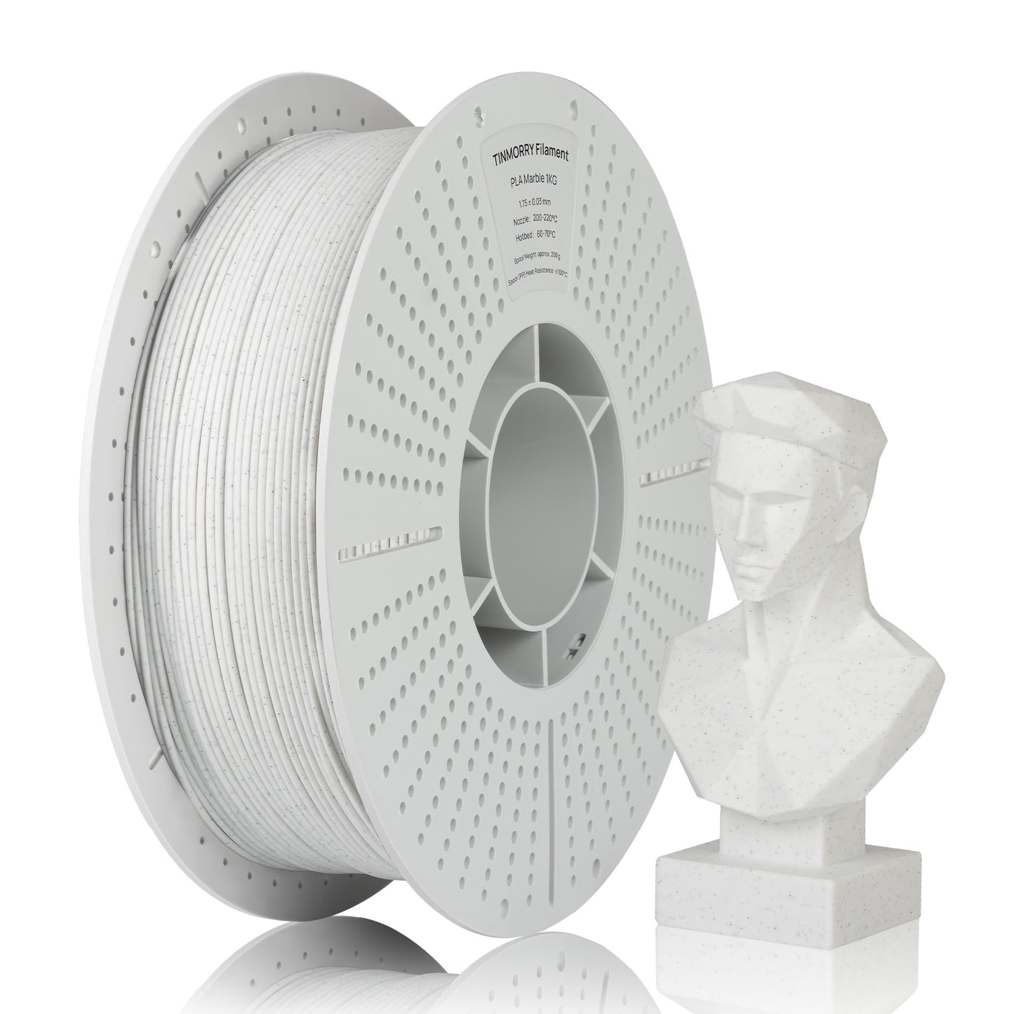 Filament PETG marbré TINMORRY 1,75 mm 1 kg
