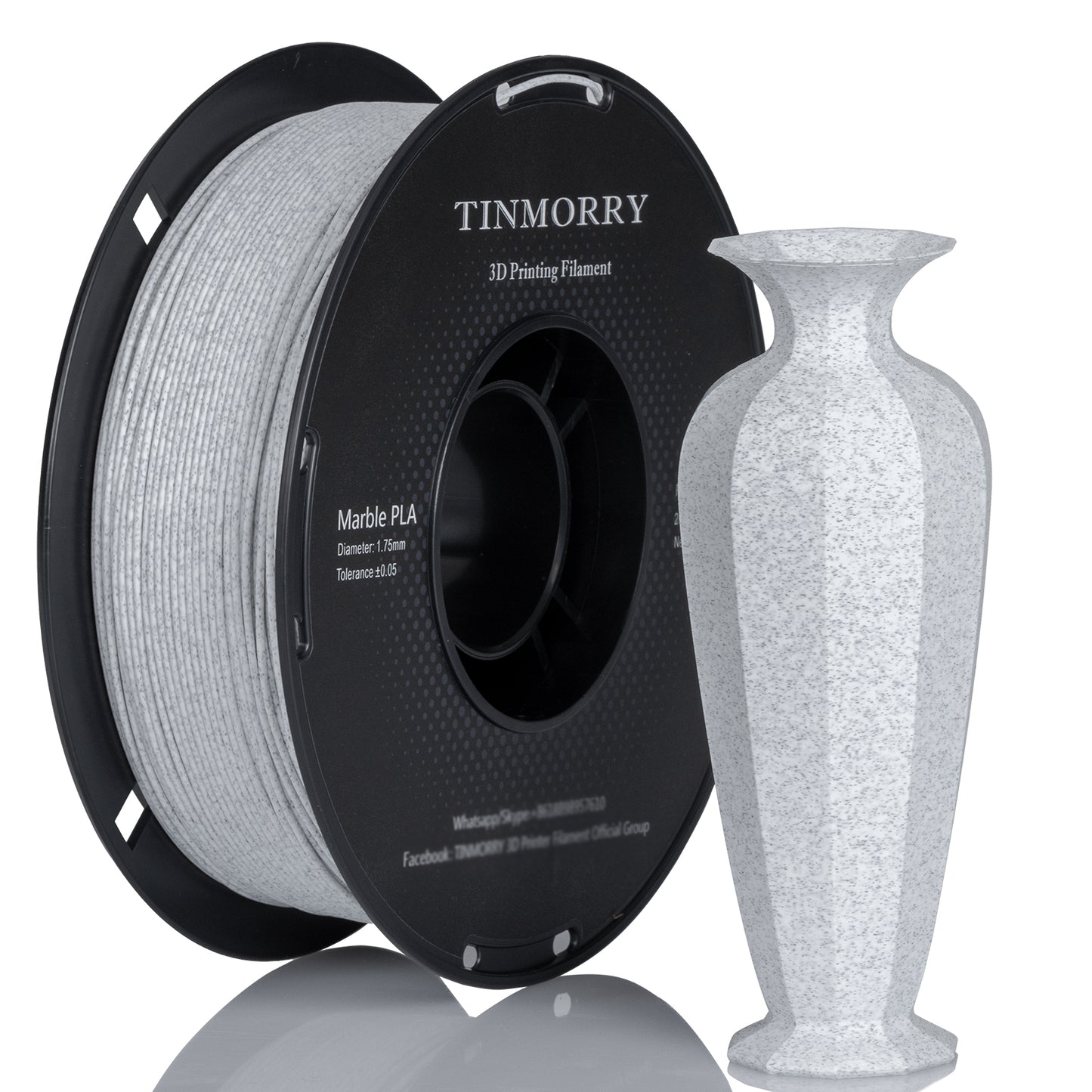 TINMORRY PLA Marble Filament 1.75mm 1Kg