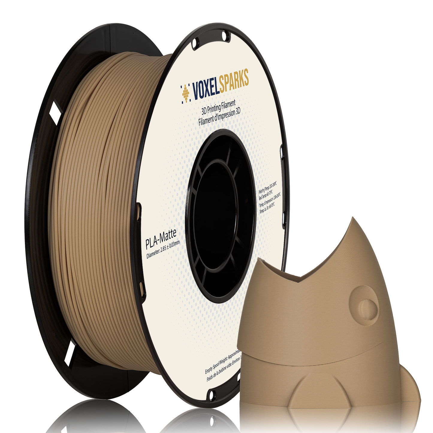 VoxelSparks PLA Matte Filament 2.85mm 1Kg