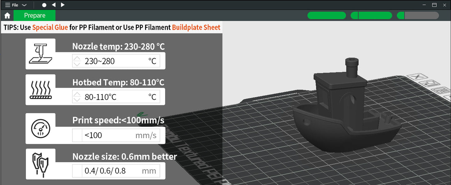 TINMORRY PP-CF Filament 1.75mm 1Kg