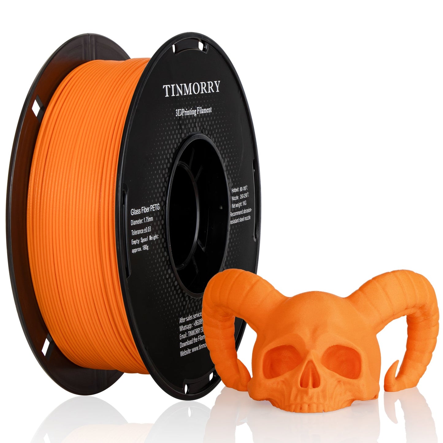 TINMORRY PETG-GF Filament 1.75mm 1Kg