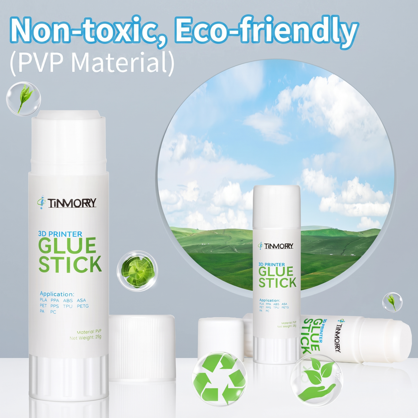 TINMORRY Glue Stick 2PCS