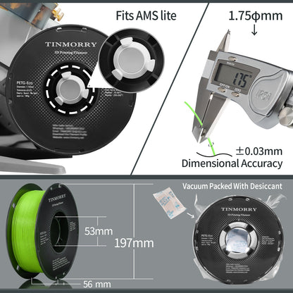 TINMORRY PETG-ECO Filament 2.85mm 1Kg