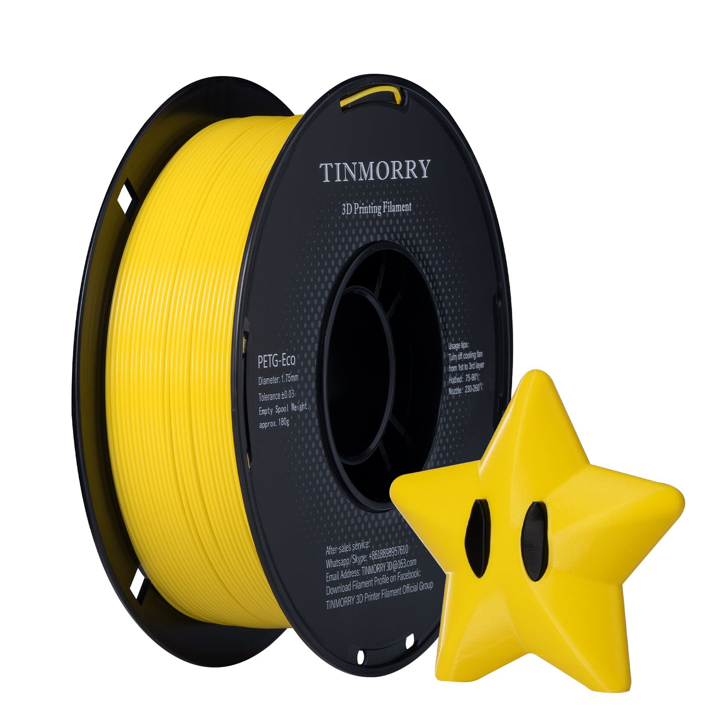 TINMORRY PETG-ECO Filament 2.85mm 1Kg