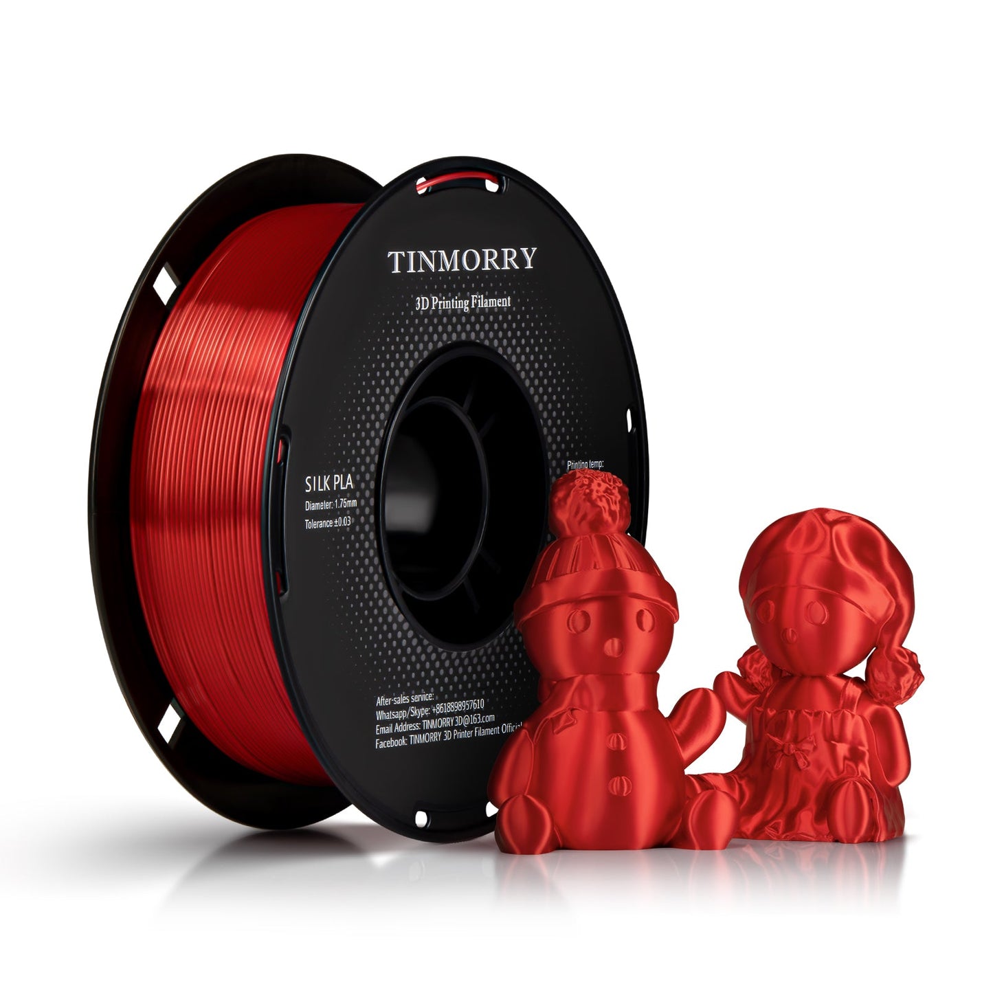 TINMORRY PLA Silk Filament 1.75mm 1Kg