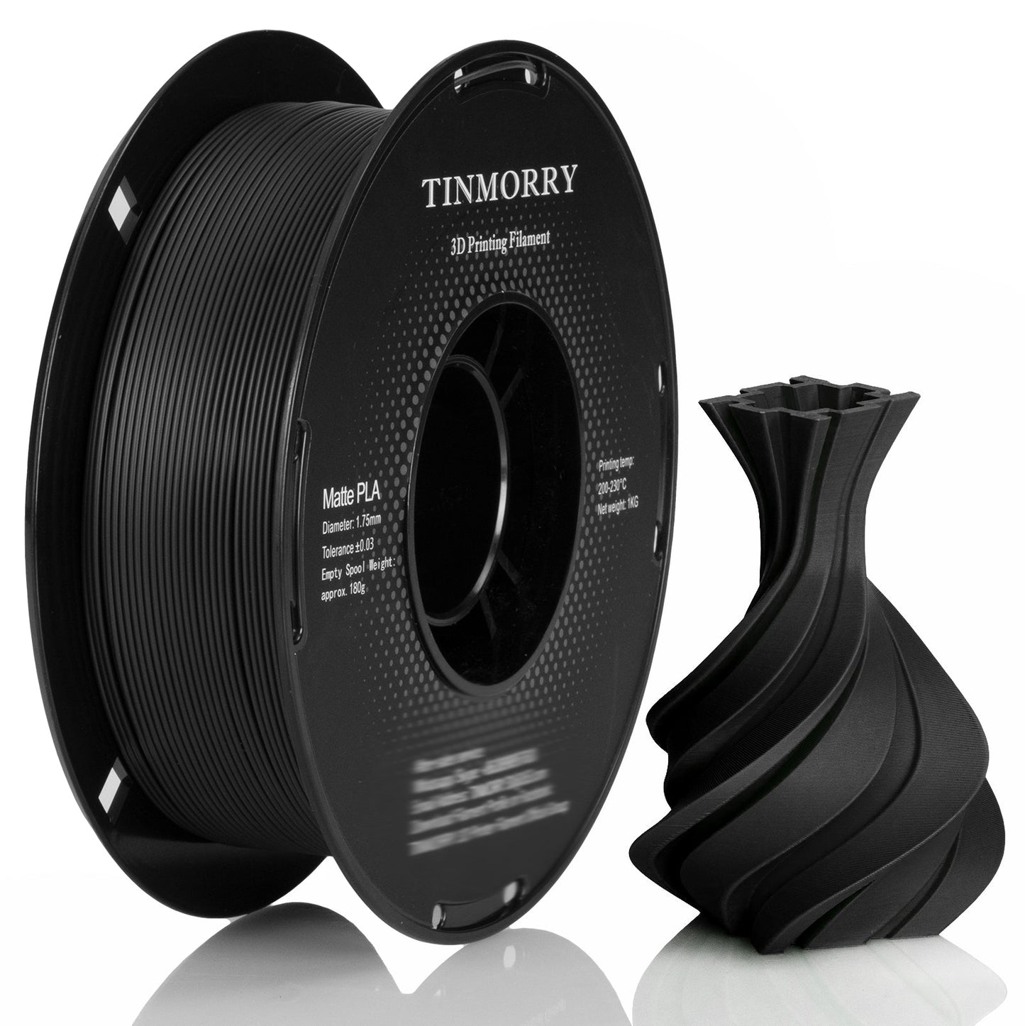 TINMORRY PLA Matte Filament 1.75mm 1Kg