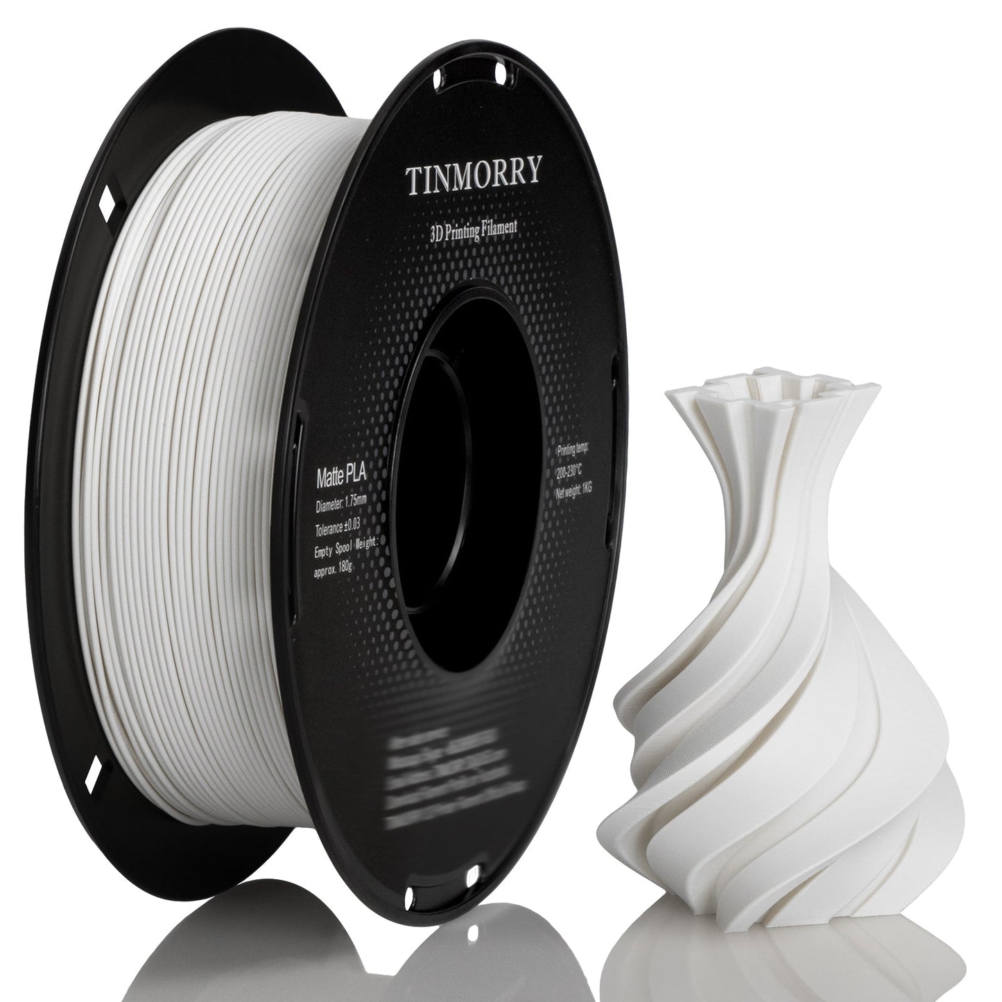 TINMORRY PLA Matte Filament 1.75mm 1Kg