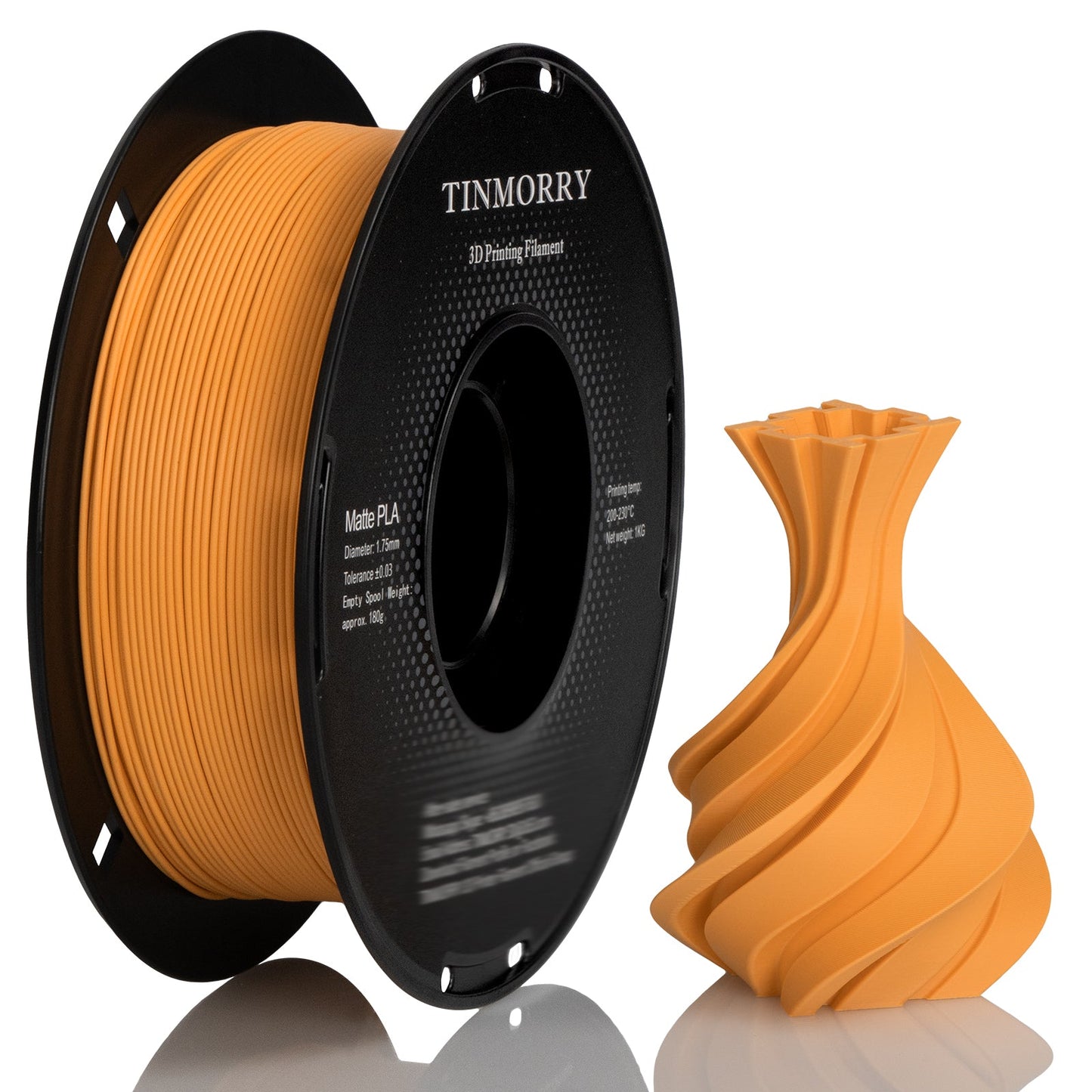 TINMORRY PLA Matte Filament 1.75mm 1Kg