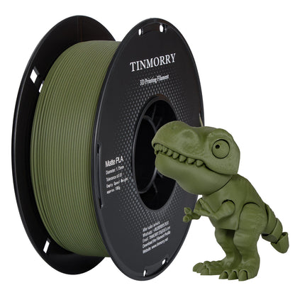 TINMORRY PLA Matte Filament 1.75mm 1Kg