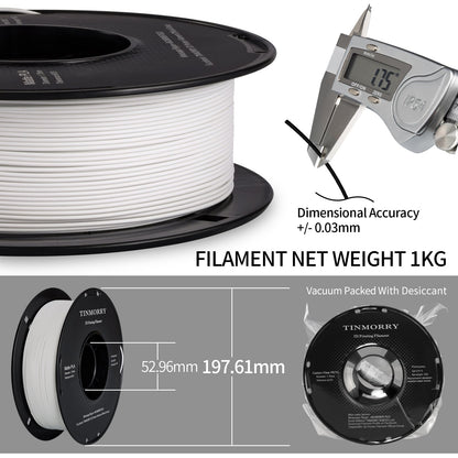 TINMORRY PLA Matte Filament 1.75mm 1Kg