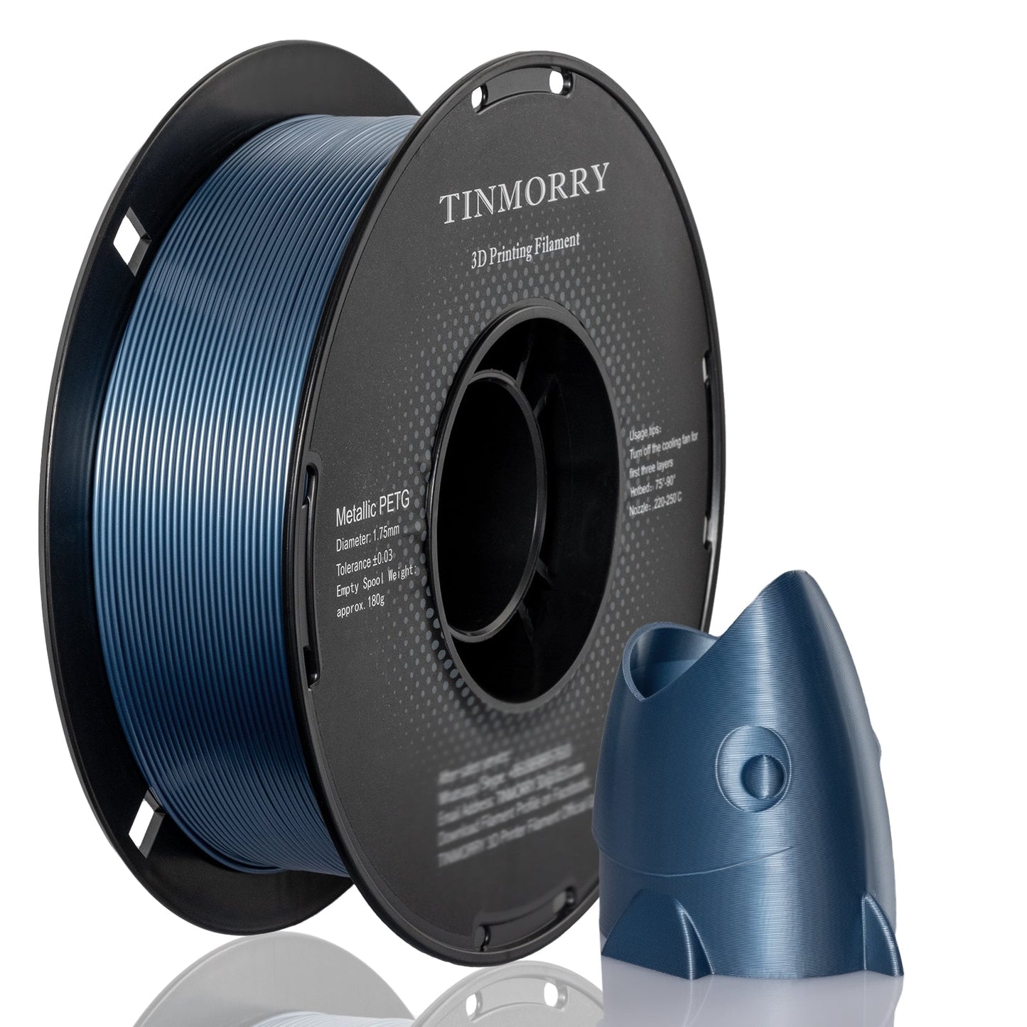 TINMORRY PETG Metallic Filament 1.75mm 1Kg