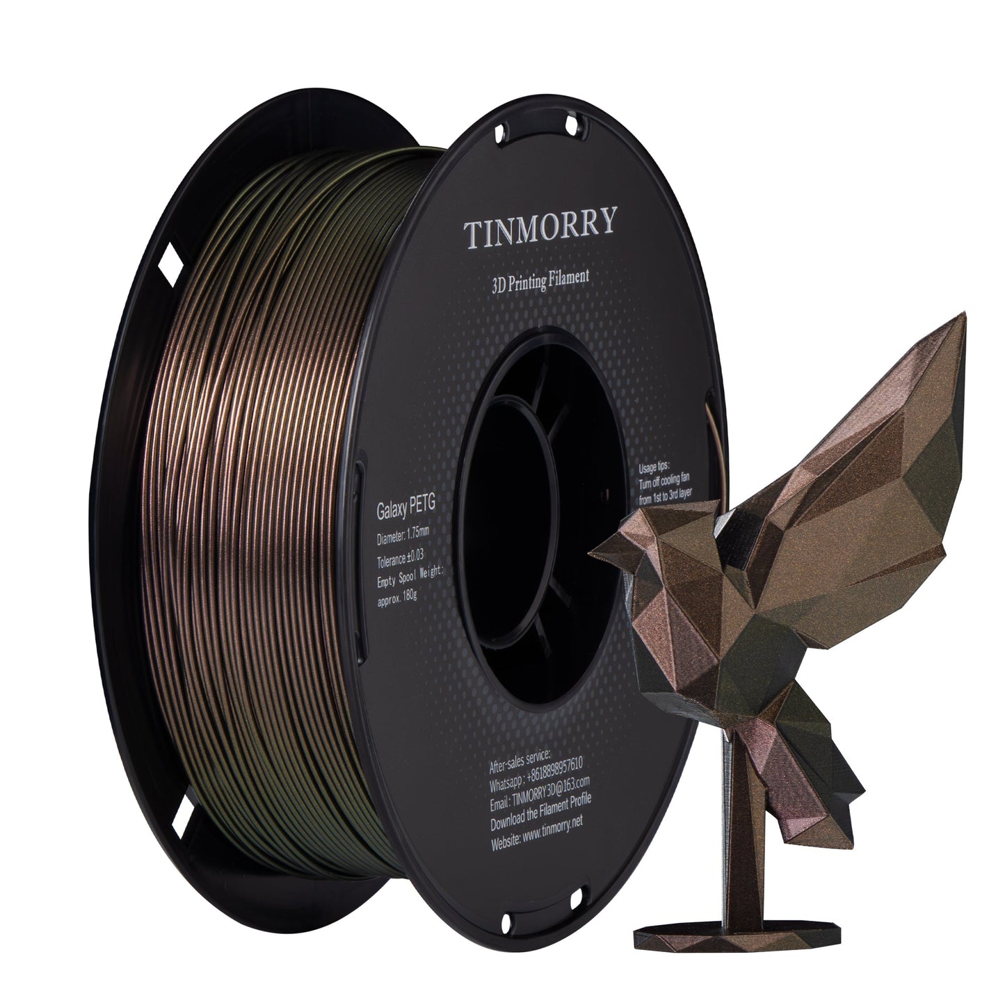TINMORRY PETG Galaxy Filament 1.75mm 1Kg