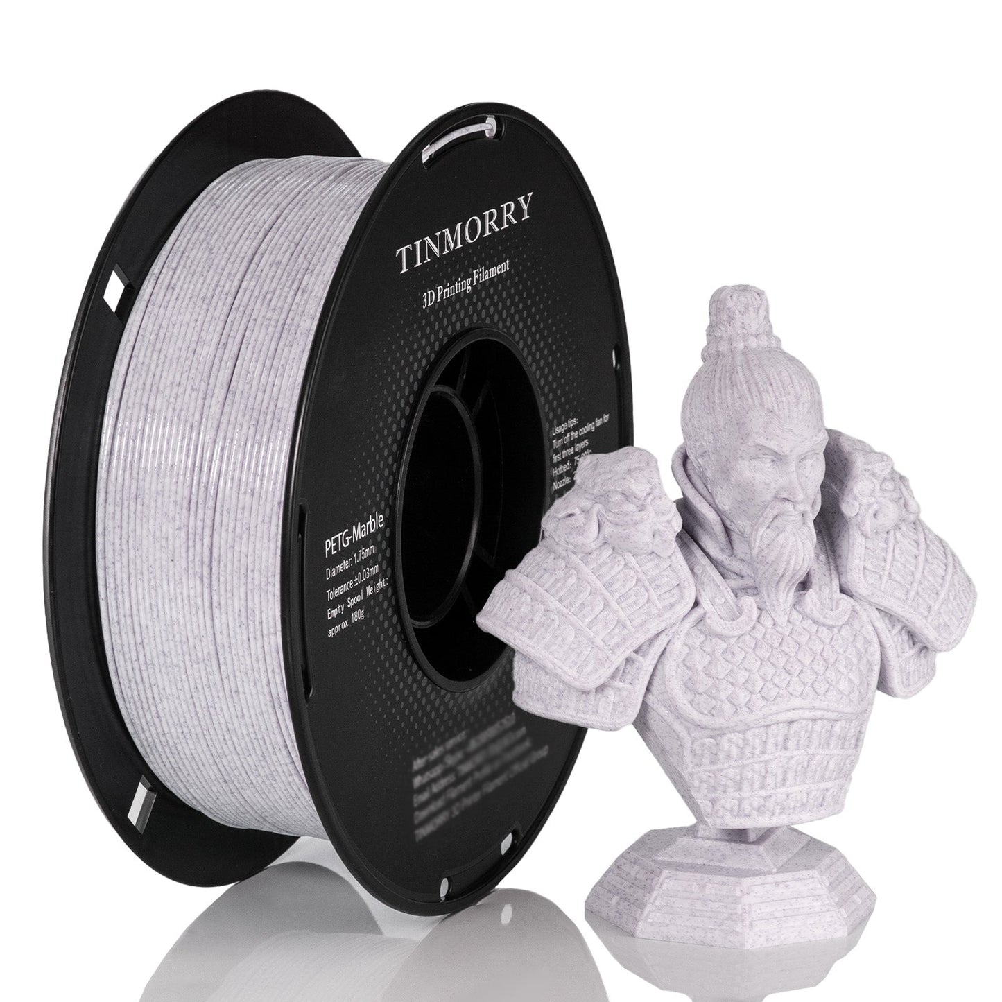 TINMORRY PETG Marble Filament 1.75mm 1Kg