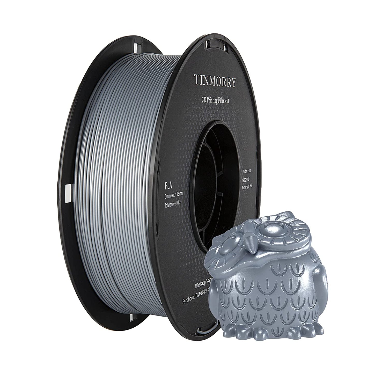 TINMORRY PLA Basic Filament 1.75mm 1Kg