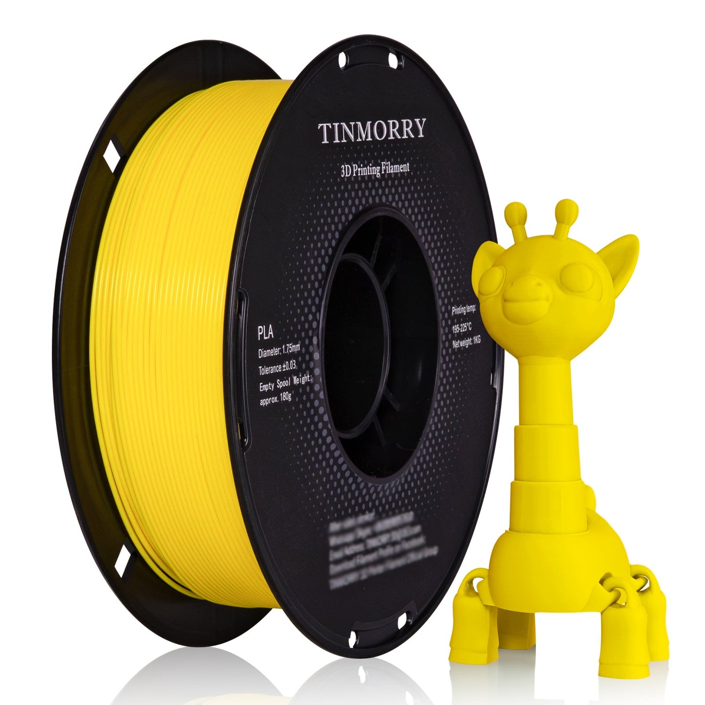 TINMORRY PLA Basic Filament 1.75mm 1Kg