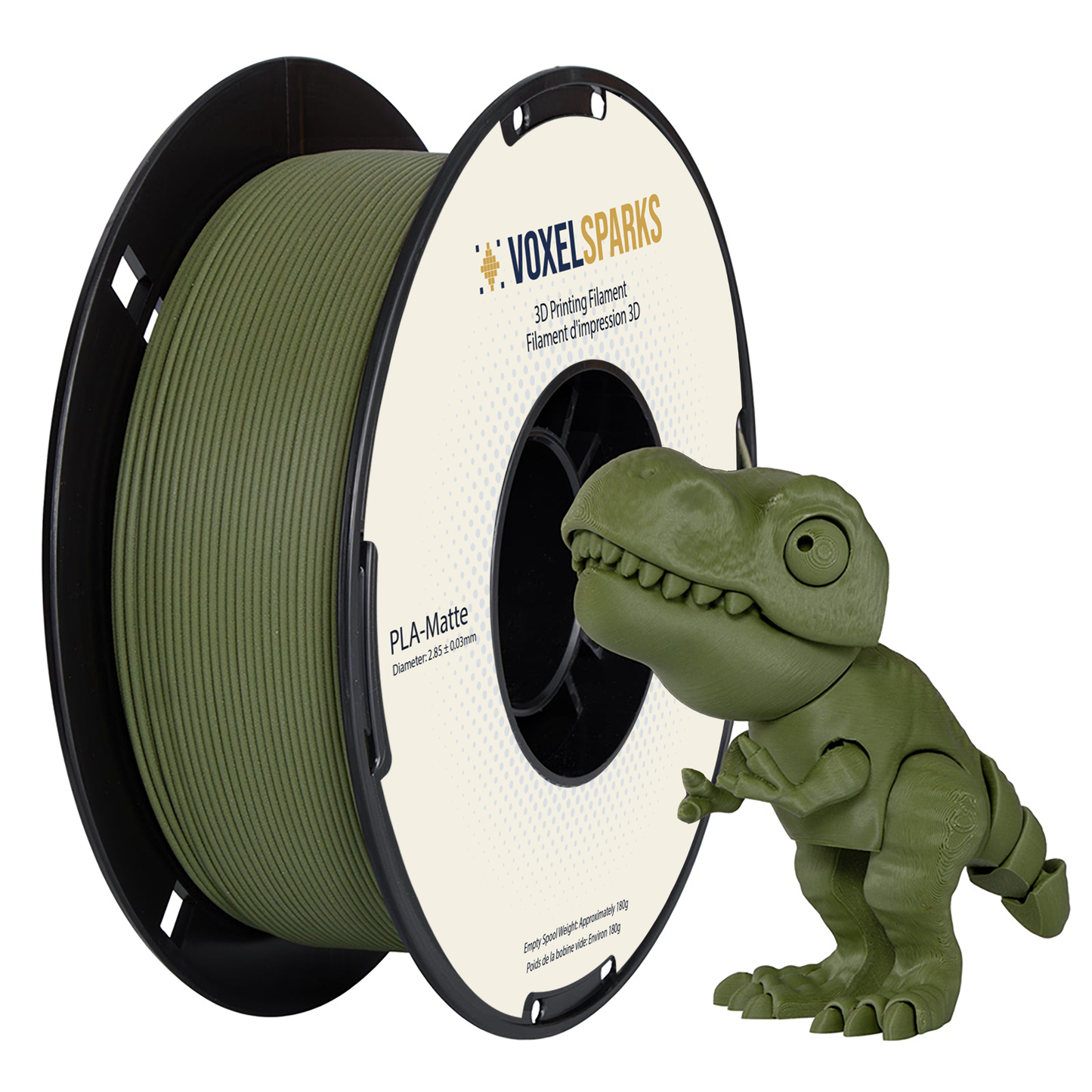 VoxelSparks PLA Matte Filament 2.85mm 1Kg