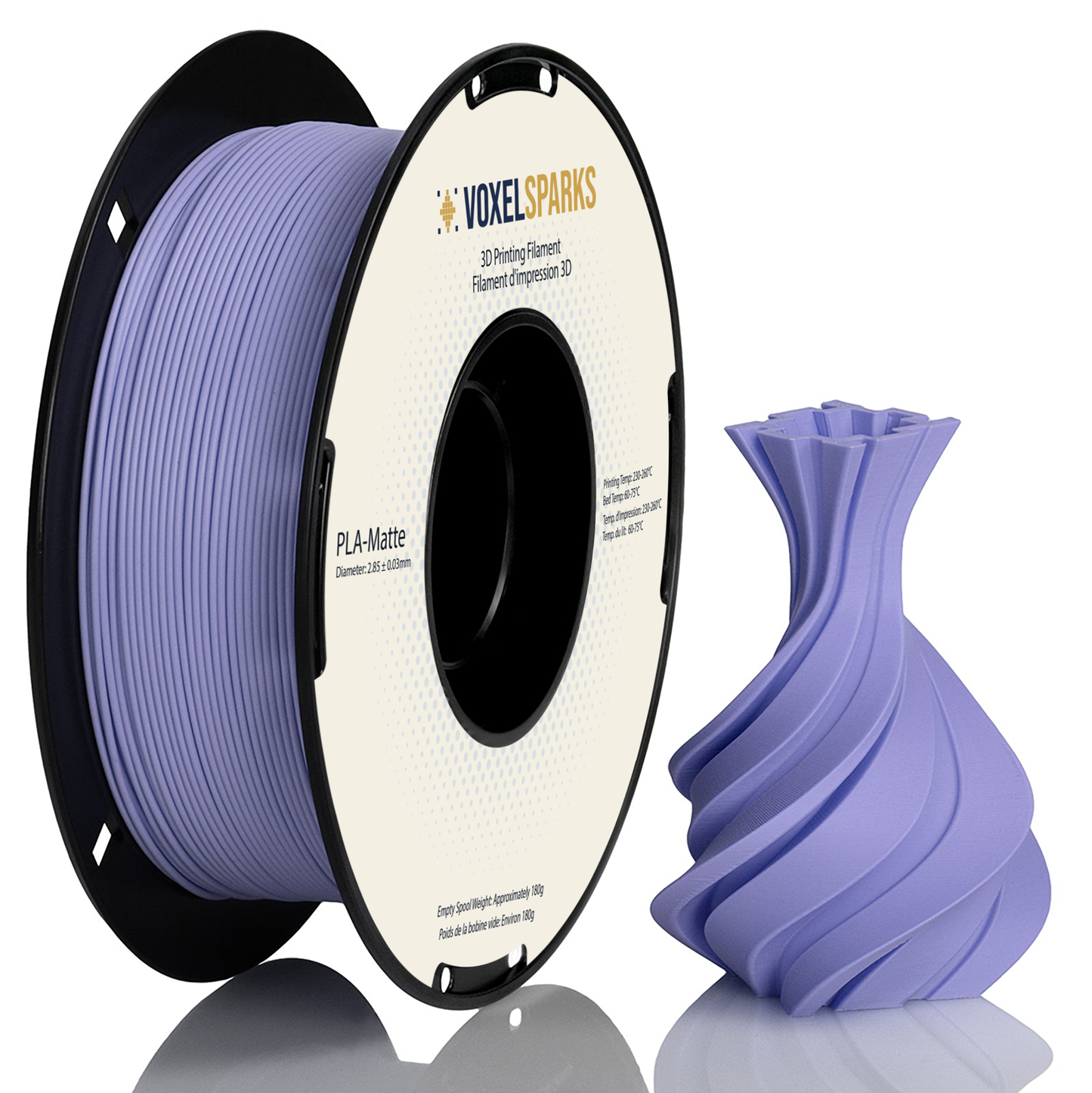 VoxelSparks PLA Matte Filament 2.85mm 1Kg